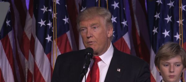 Первая речь избранного президента США Дональда Трампа после победы на выборах - Sputnik Латвия