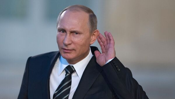 Визит президента РФ В.Путина во Францию - Sputnik Latvija