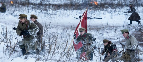 Реконструкция боёв за независимость Латвии 11 ноября 1919 года - Sputnik Latvija