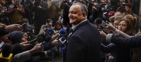 Moldovas prezidents Igors Dodons - Sputnik Latvija