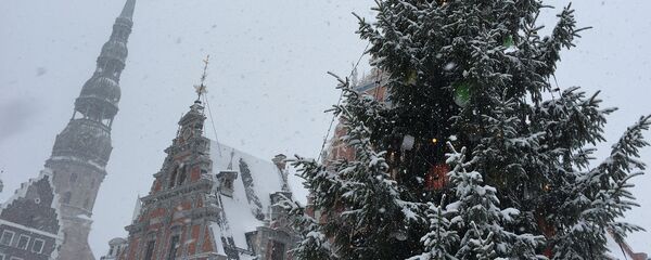 Ратушная площадь и Дом Черноголовых - Sputnik Латвия