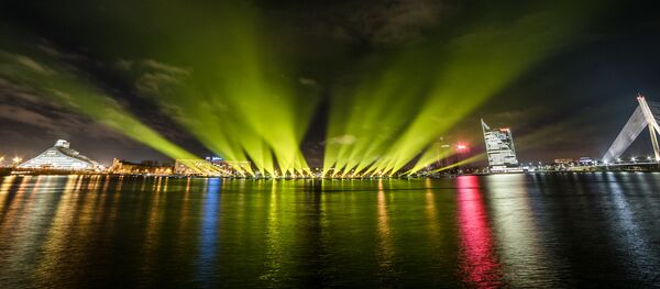 Фестиваль света Staro Rīga 2015 - Sputnik Латвия