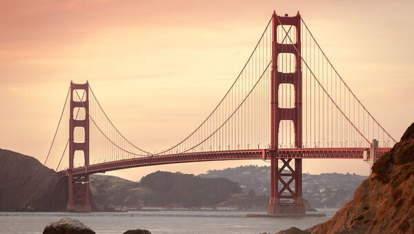 Калифорния Сан-Франциско мост Золотые ворота - Sputnik Latvija