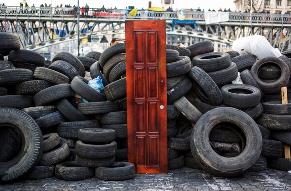 Майдан в феврале 2014 года - Sputnik Латвия