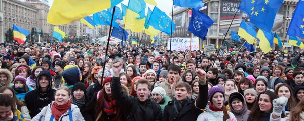 Майдан в ноябре 2013 года Майдан в ноябре 2013 года - Sputnik Latvija