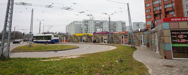 Кольцо троллейбуса №19 в Зиепниекалнсе - Sputnik Латвия