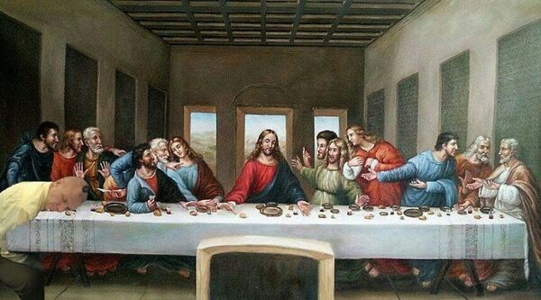 Просто потому, что он посвящен в таинства Христовы! И внимательно слушал заповеди Христа!  - Sputnik Латвия