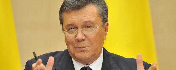 Отстраненный от должности президента Украины Виктор Янукович Отстраненный от должности президента Украины Виктор Янукович - Sputnik Latvija