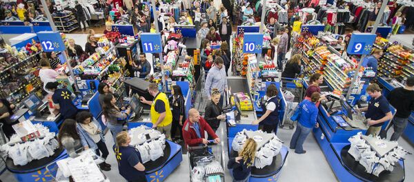 Черная пятница Walmart's в Бентонвиле, США Черная пятница Walmart's в Бентонвиле, США - Sputnik Latvija