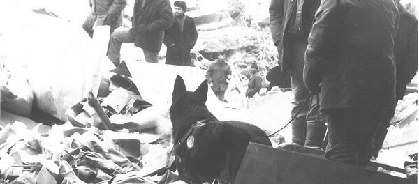 Город Спитак после землетрясения в 1988 году - Sputnik Латвия