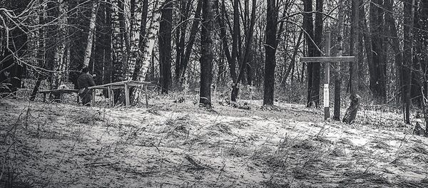 Памятный крест на старом латышском кладбище Кашкуринского сельсовета - Sputnik Латвия