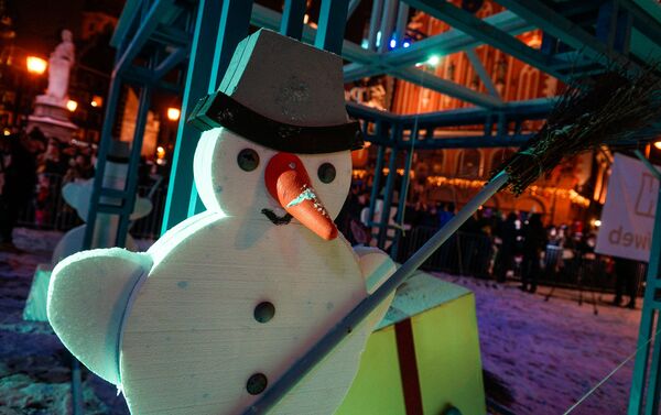 Снеговик сделал своё дело - Sputnik Латвия