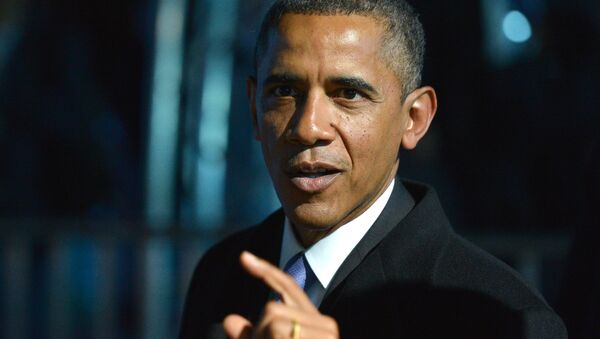 Президент США Барак Обама - Sputnik Latvija