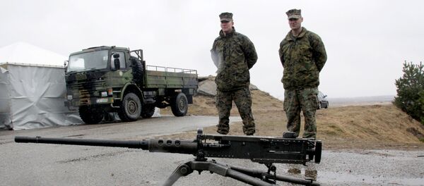 Военные учения НАТО Operation Summer Shield на полигоне Адажи в Латвии Военные учения НАТО Operation Summer Shield на полигоне Адажи в Латвии - Sputnik Latvija
