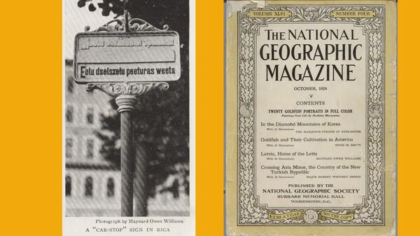 Обложка журнала National Geographic 1924 года - Sputnik Латвия
