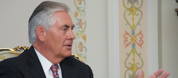 Председатель совета директоров Эксон Мобил Рекс Тиллерсон - Sputnik Latvija