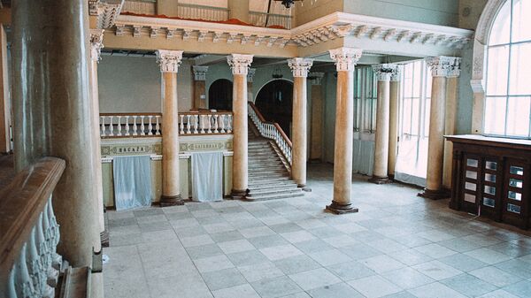 Интерьер старого аэропорта Спилве в Риге Интерьер старого аэропорта Спилве в Риге - Sputnik Латвия