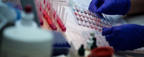 Donoru asinis laboratorijā Donoru asinis laboratorijā - Sputnik Latvija