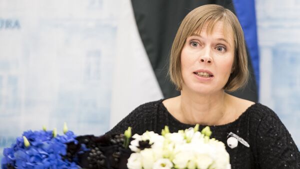 Igaunijas prezidente Kersti Kaljulaida - Sputnik Latvija