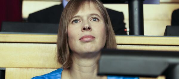 Президент Эстонии Керсти Кальюлайд - Sputnik Латвия