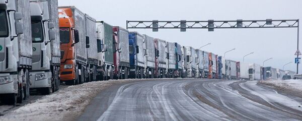 Очередь фур на белорусско-литовской границе Очередь фур на белорусско-литовской границе - Sputnik Латвия