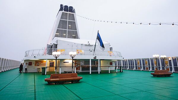 Новый паром компании Tallink, Romantika - Sputnik Latvija
