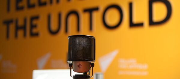 Микрофон в студии радио Sputnik, архивное фото Микрофон в студии радио Sputnik, архивное фото - Sputnik Latvija