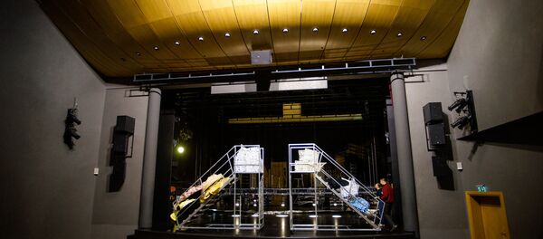 Зрительный зал и сцена театра русской драмы - Sputnik Латвия