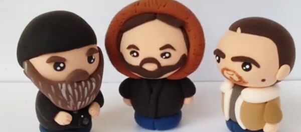 Куклы Роберта Вицупса, Валентина Роженцова и Алексея Стетюхи Куклы Роберта Вицупса, Валентина Роженцова и Алексея Стетюхи - Sputnik Latvija