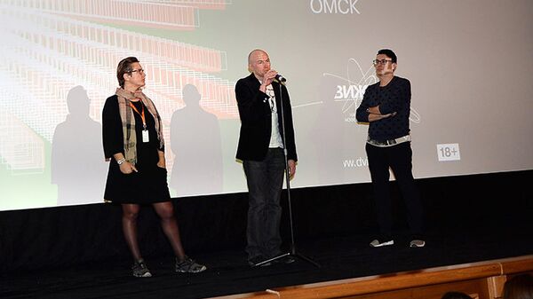 Режиссер Владимир Козлов перед показом своего фильма Аномия - Sputnik Латвия