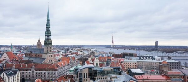 Вид старого города с птичьего полета Вид старого города с птичьего полета - Sputnik Латвия