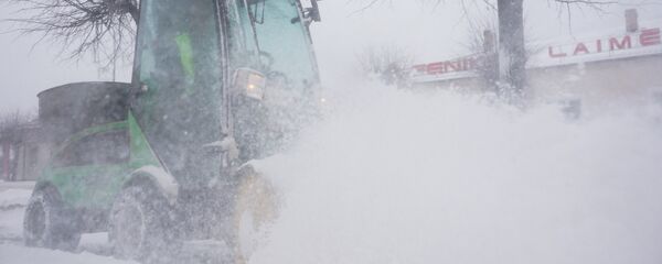 Снегоуборочная техника в Резекне - Sputnik Латвия