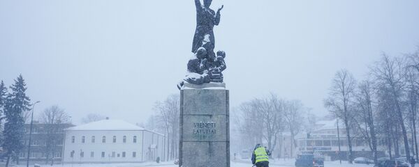 Rēzeknes simbols Latgales Māra - piemineklis Latgales atbrīvotājiem Rēzeknes simbols Latgales Māra - piemineklis Latgales atbrīvotājiem - Sputnik Latvija