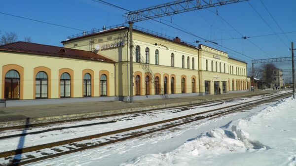 Железнодорожная станция Елгава - Sputnik Latvija