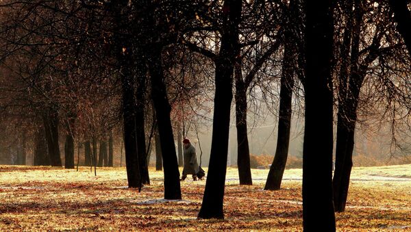 Pensionāre parkā. Foto no arhīva - Sputnik Latvija