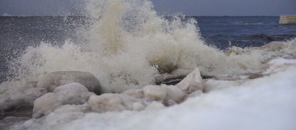 Зимний шторм на Мангальсале Зимний шторм на Мангальсале - Sputnik Latvija