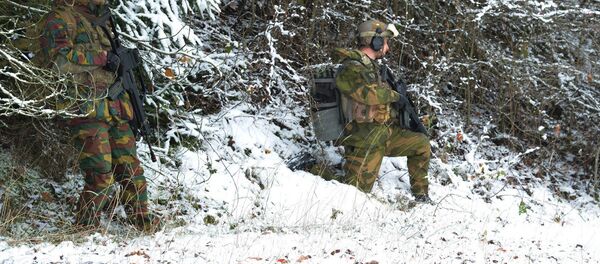 Военные во время учений - Sputnik Латвия