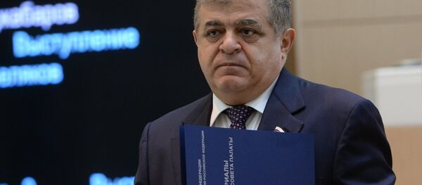 Первый заместитель председателя Комитета Совета Федерации по международным делам Владимир Джабаров, архивное фото - Sputnik Латвия