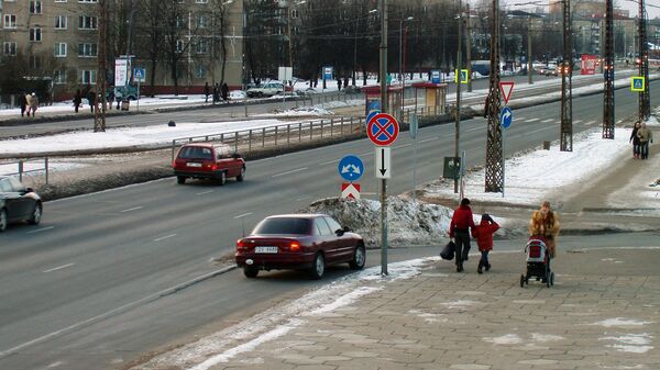Улица Маскавас в Риге в 2005 году - Sputnik Латвия