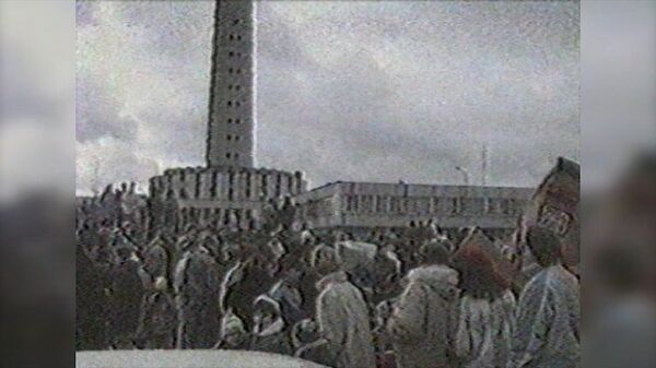 Uzbrukums televīzijas tornim Viļņā: 1991. gada ieraksts - Sputnik Latvija