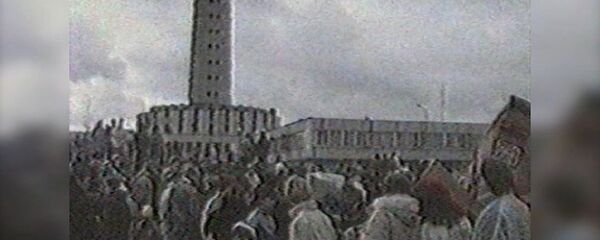 Uzbrukums televīzijas tornim Viļņā: 1991. gada ieraksts Uzbrukums televīzijas tornim Viļņā: 1991. gada ieraksts - Sputnik Latvija