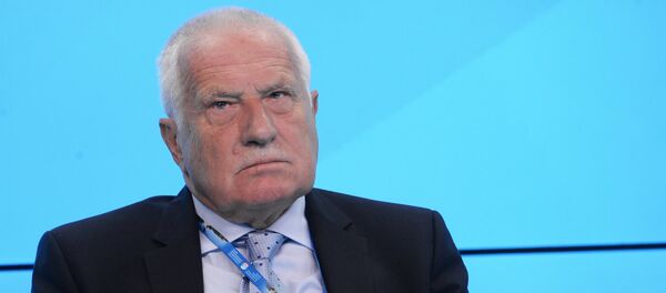 Экс президент Чехии Вацлав Клаус Экс президент Чехии Вацлав Клаус - Sputnik Латвия