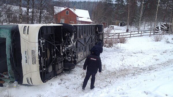 Авария автобуса в Карелии - Sputnik Латвия