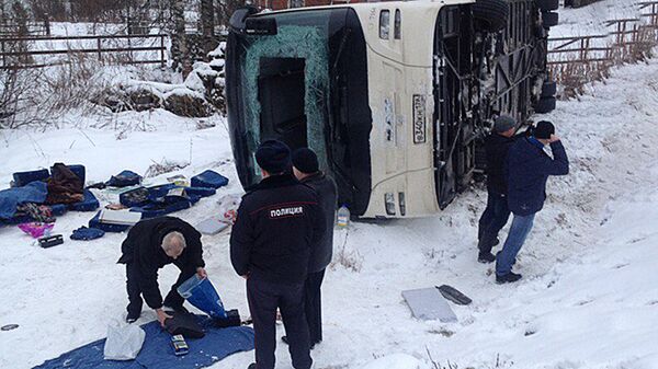 Авария автобуса в Карелии - Sputnik Латвия