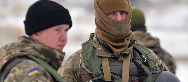 Украинские военнослужащие, архивное фото Украинские военнослужащие, архивное фото - Sputnik Latvija
