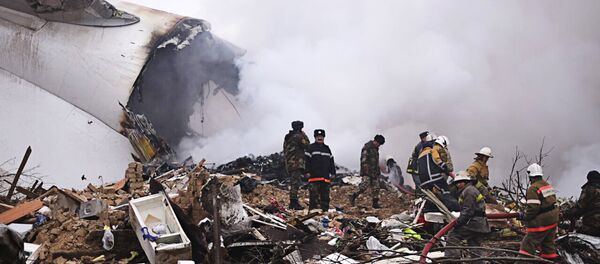 Netālu no Biškekas avarējusi lidmašīna Netālu no Biškekas avarējusi lidmašīna - Sputnik Latvija