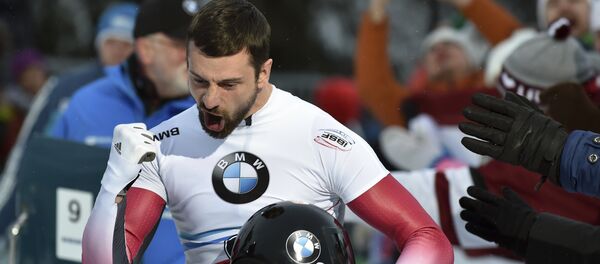 Мартинс Дукурс завоевал первое место в скелетоне на соревнованиях в Винтерберге Мартинс Дукурс завоевал первое место в скелетоне на соревнованиях в Винтерберге - Sputnik Латвия