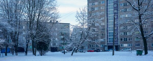 Многоэтажки рижского района Засулаукс на улице Грегора - Sputnik Latvija