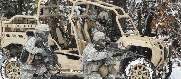 Amerikāņu karavīri mācībās. Foto no arhīva Amerikāņu karavīri mācībās. Foto no arhīva - Sputnik Latvija