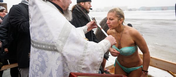 Праздник Крещения Господня в Риге - Sputnik Латвия